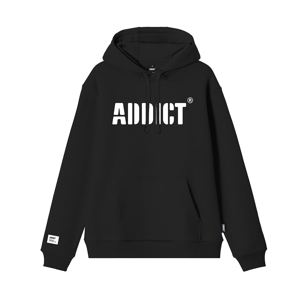 Stencil Hoody - Black