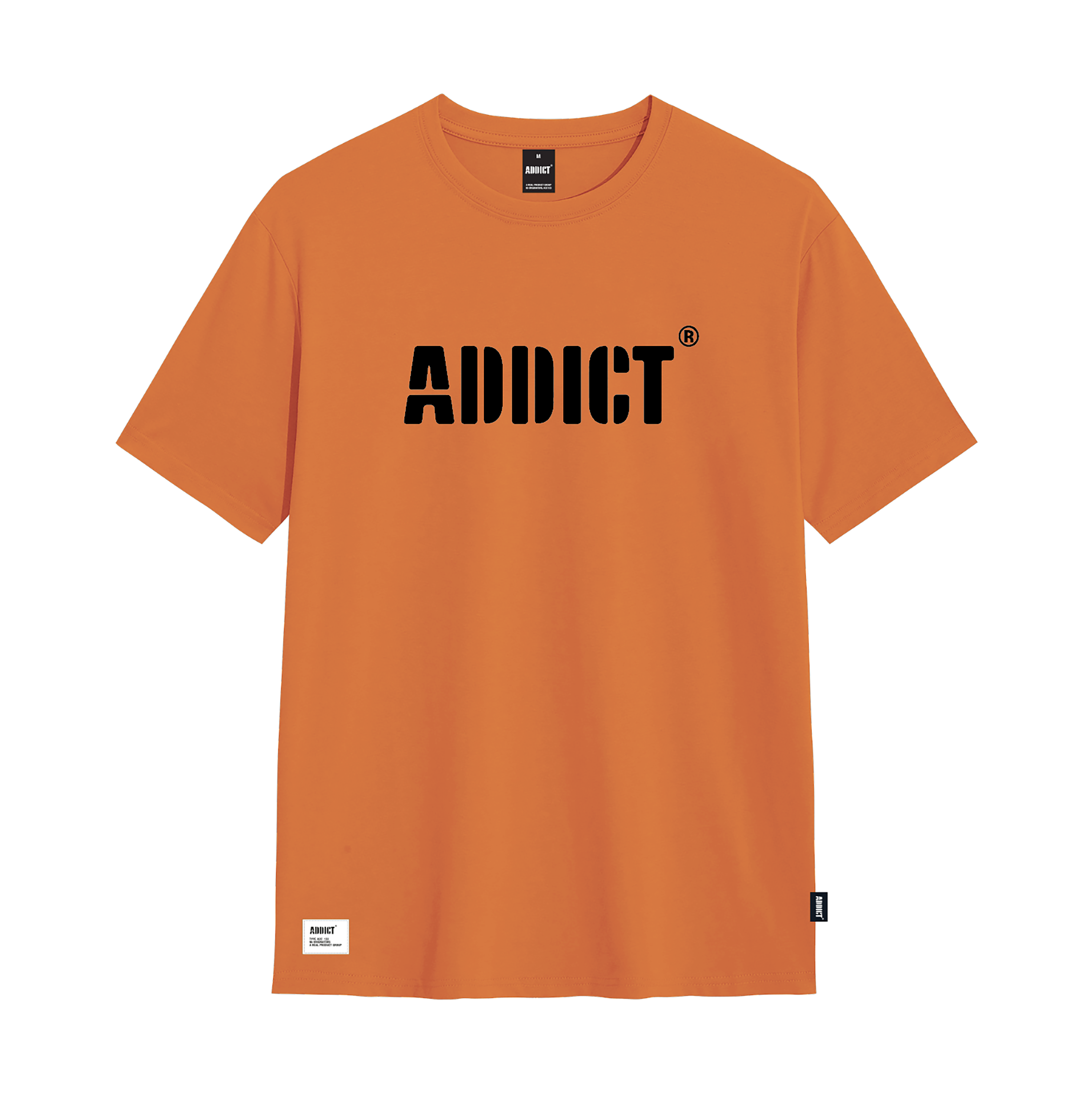 Stencil T Shirt - Orange