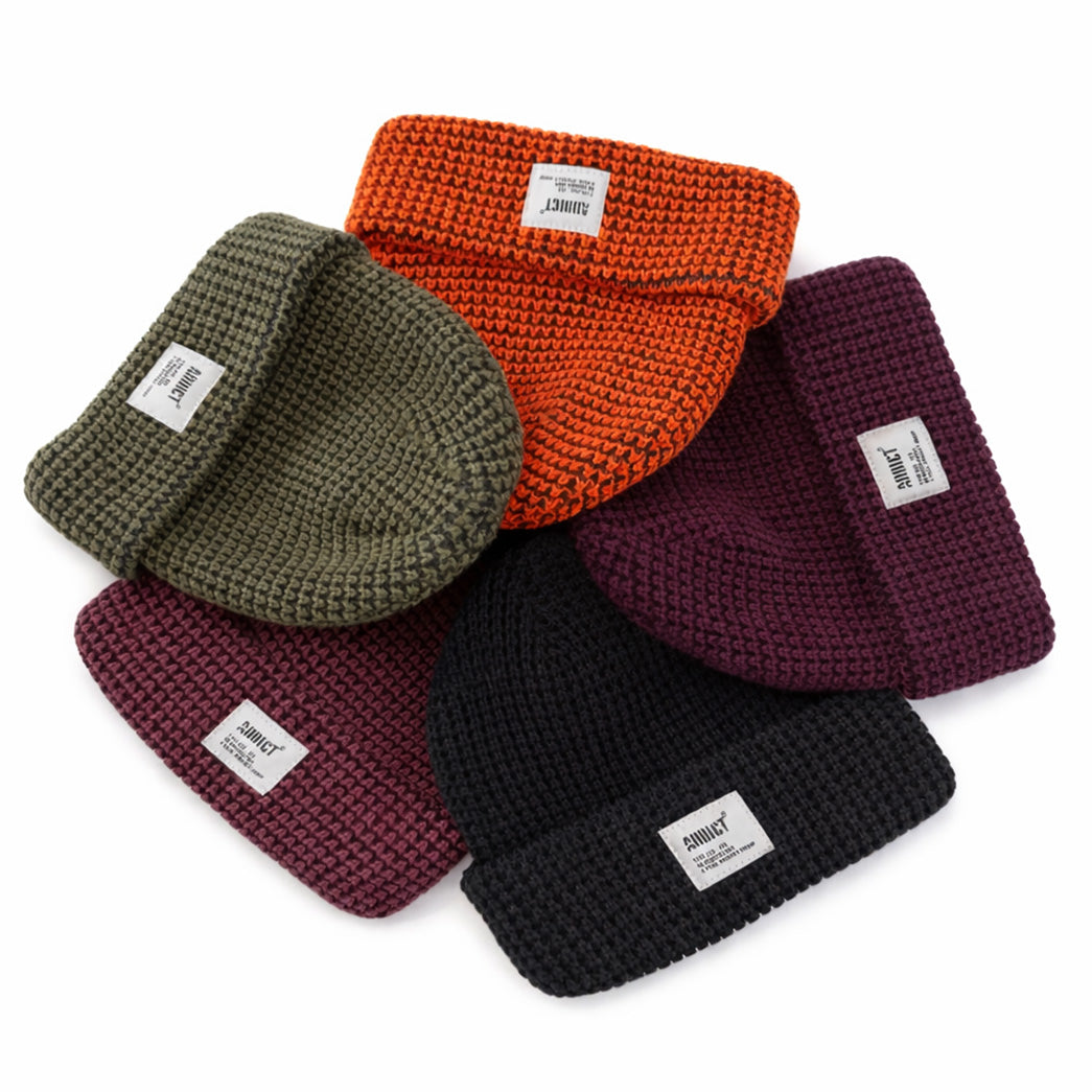 Patch Fold Beanie - Olive