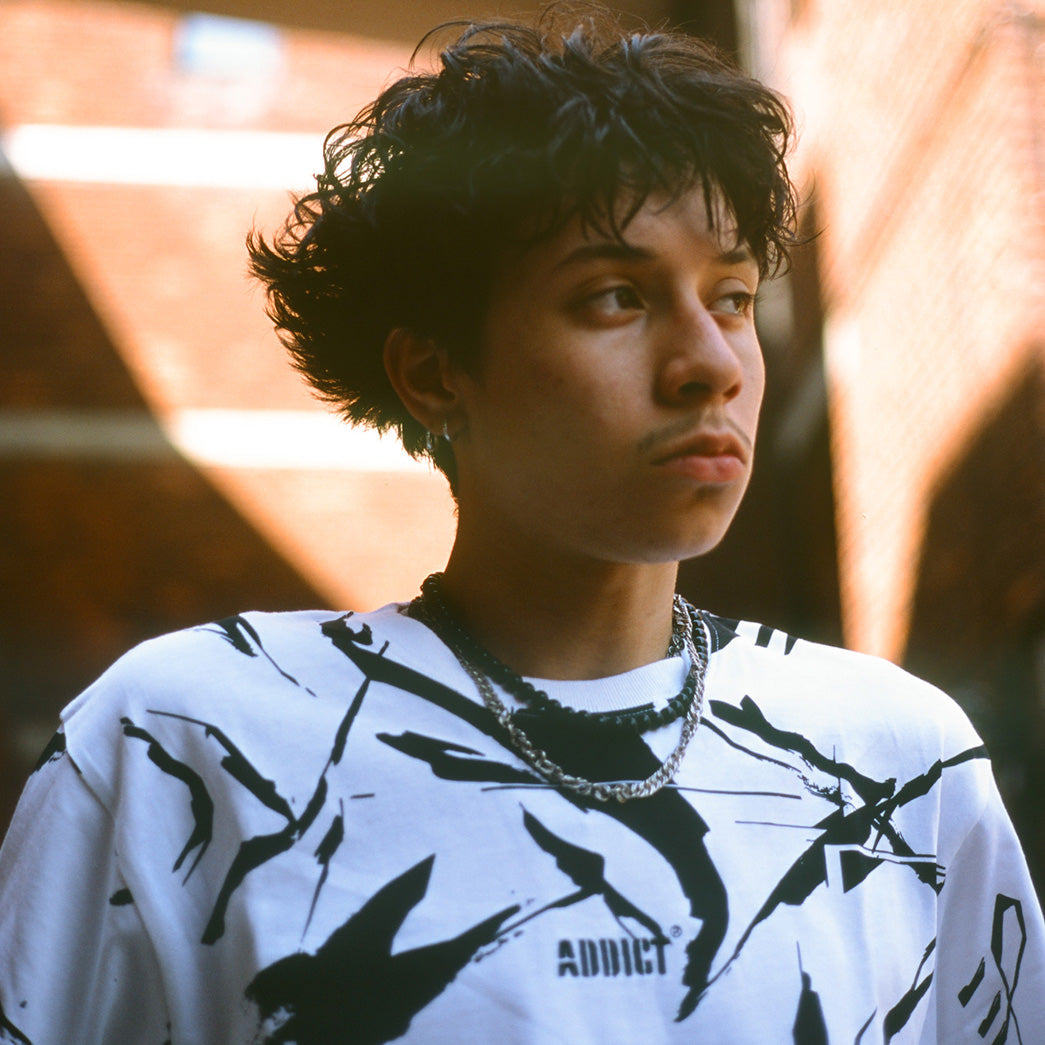 Camo AOP T Shirt - White/Black