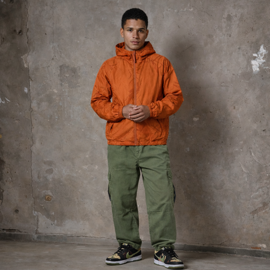Festival Pacaway Jacket Camo - Orange