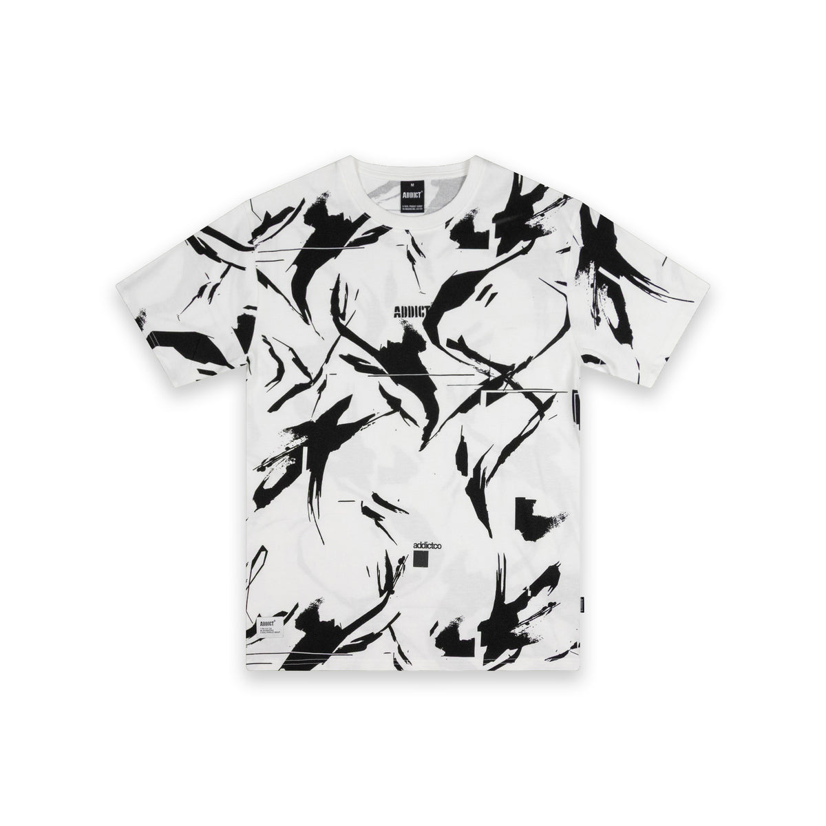 Camo AOP T Shirt - White/Black