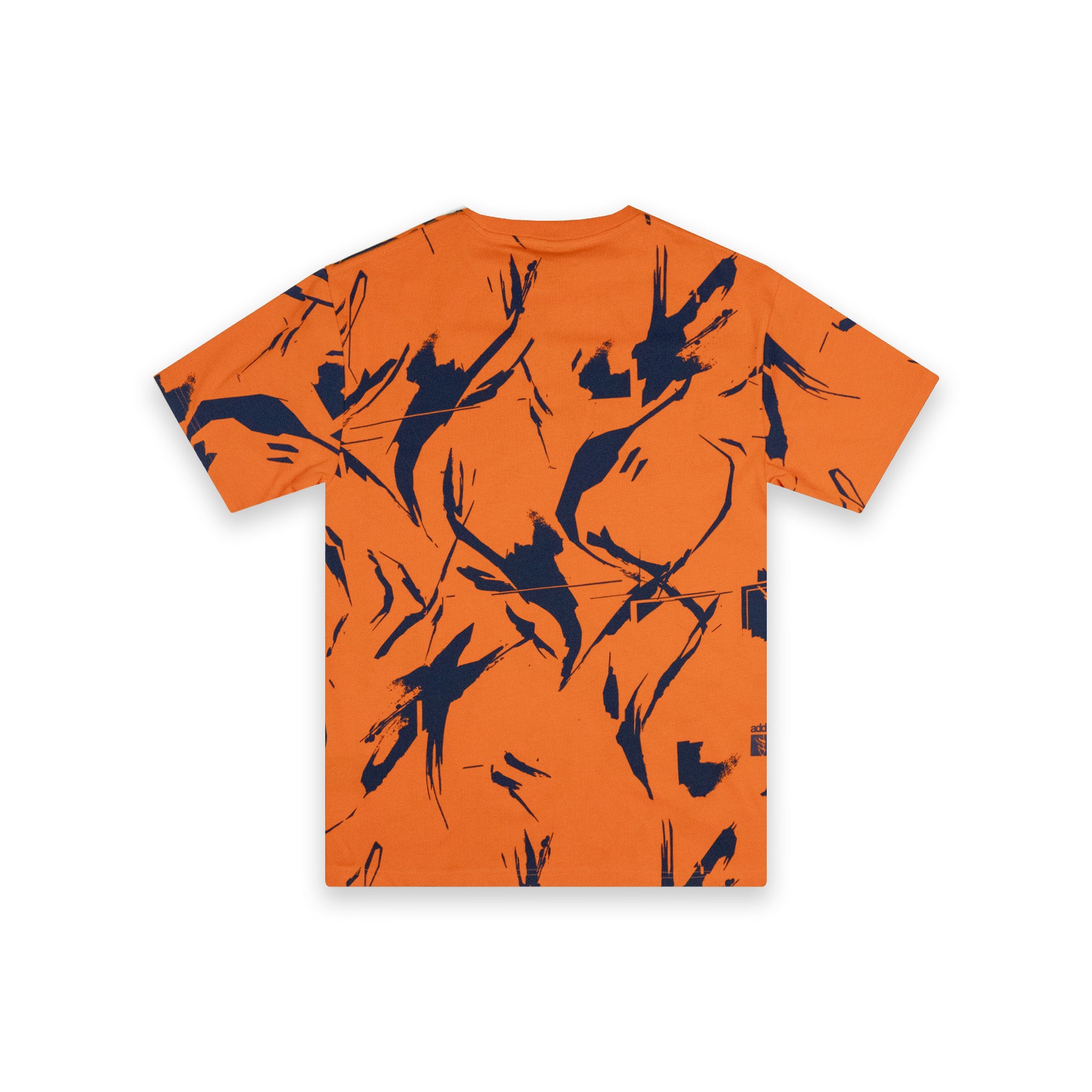 SHE Camo AOP T Shirt - Orange/Blue