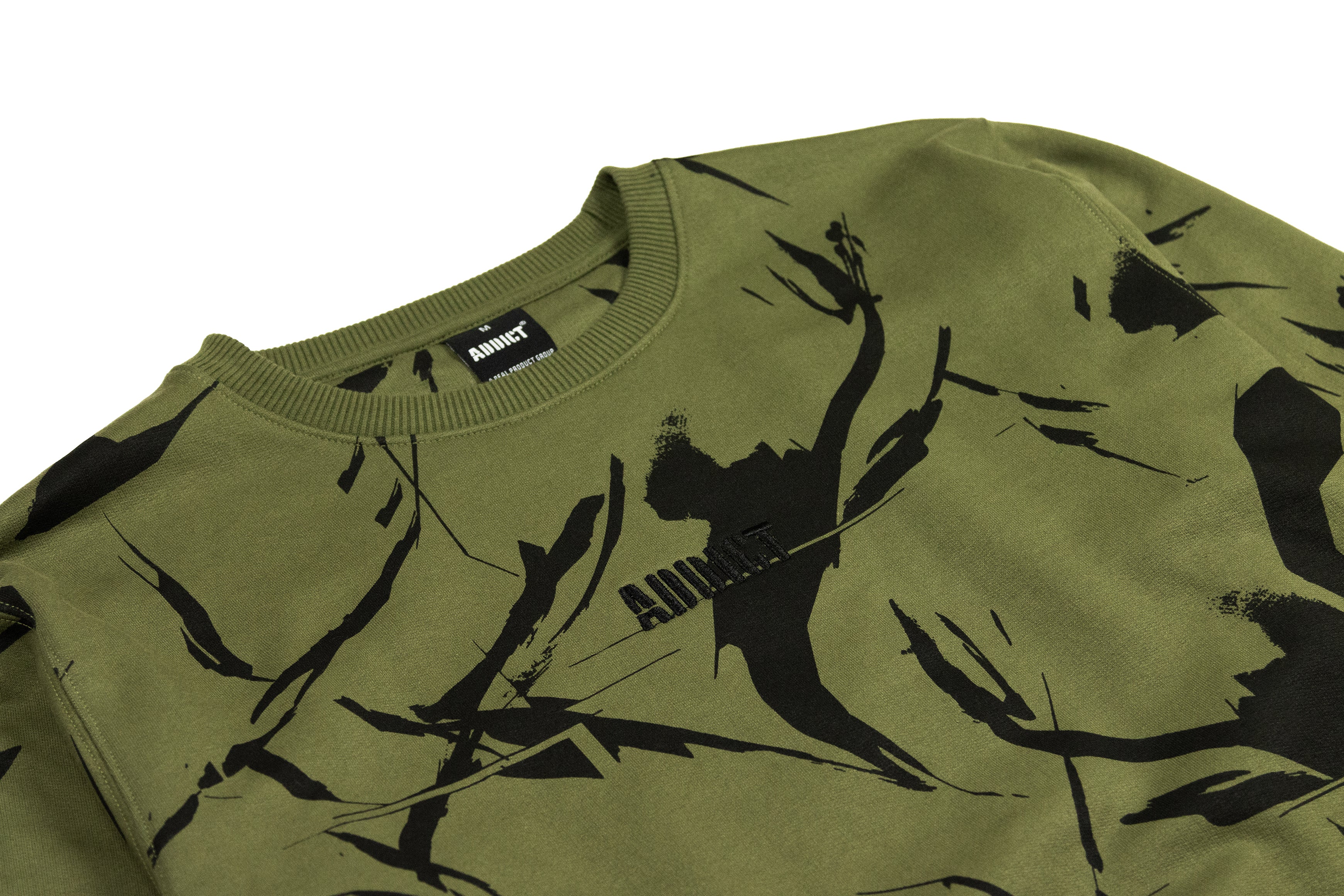 SHE Camo Sweatshirt - Olive/Black