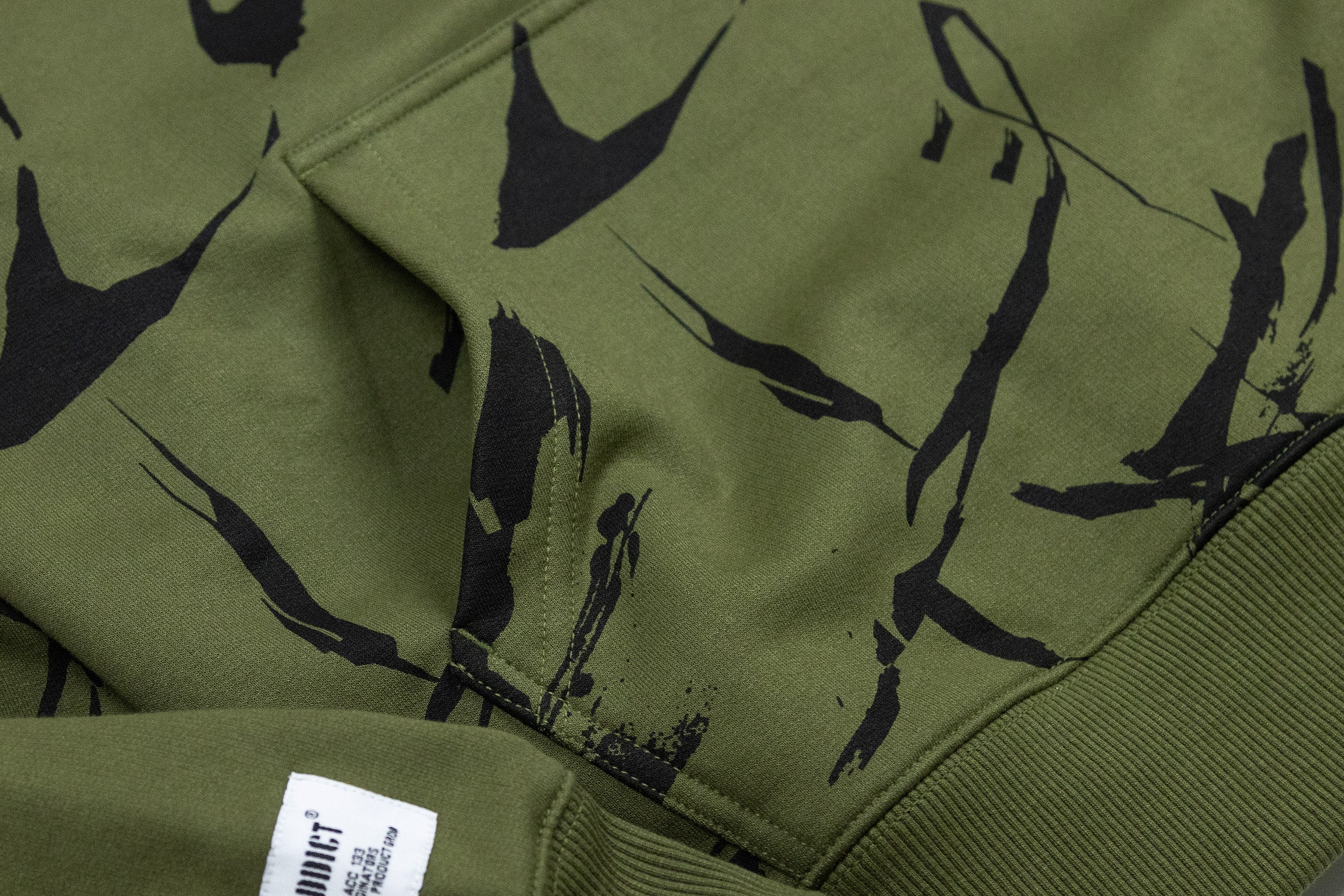 Camo Hoody - Olive