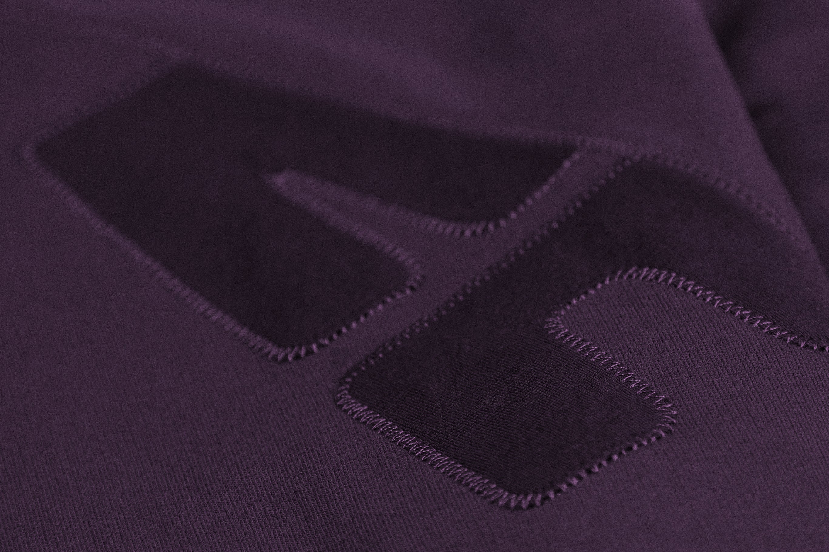A Stitch Sweatshirt - Plum