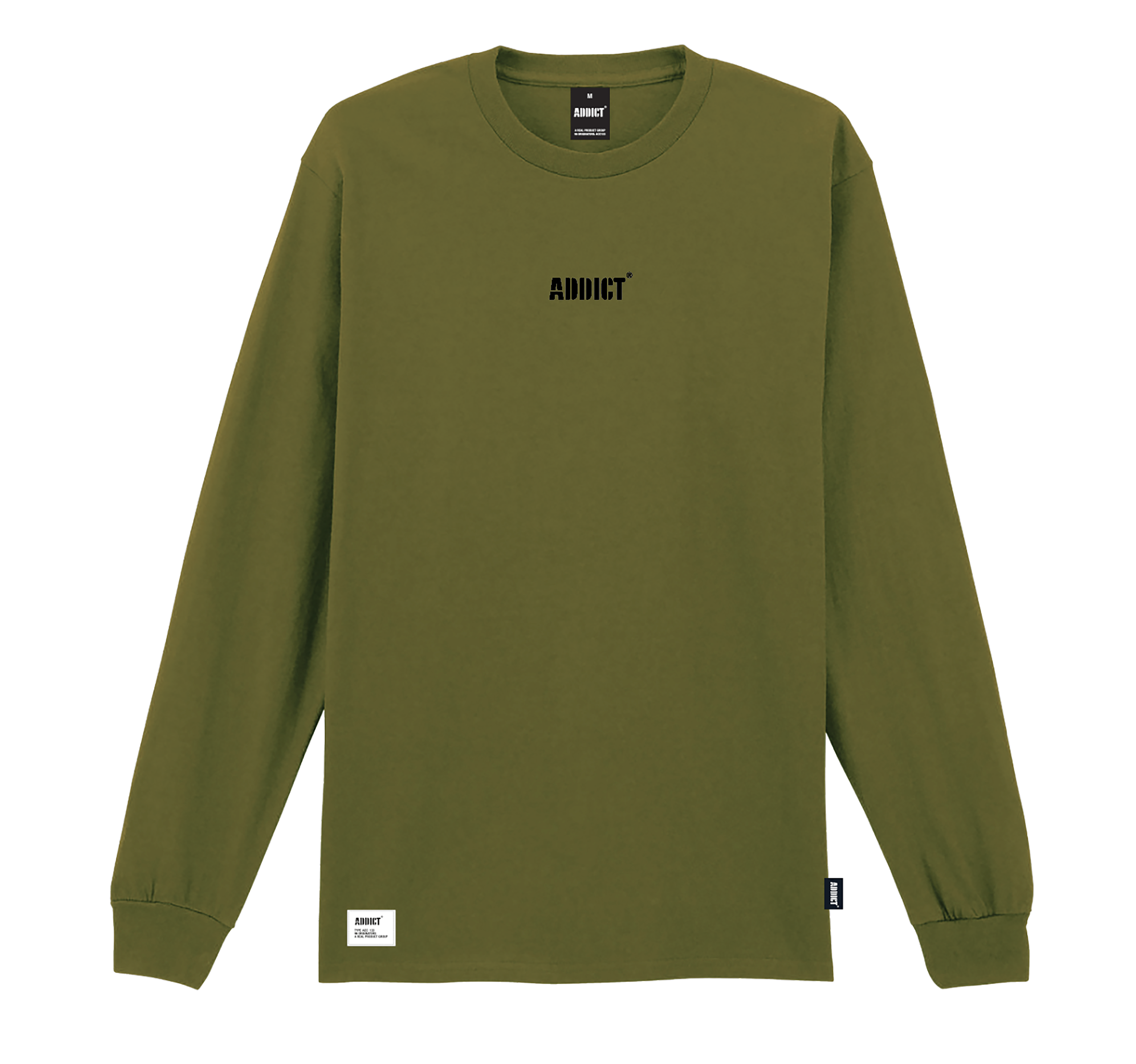 ICON Long Sleeve T Shirt - Olive