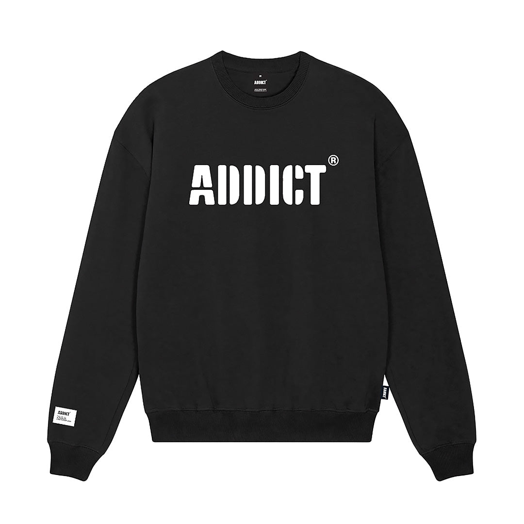 Stencil Sweatshirt - Black