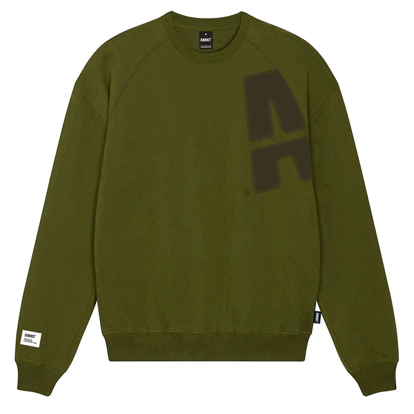 A Stitch Sweatshirt - Olive