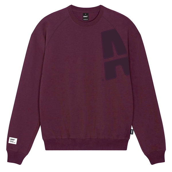 A Stitch Sweatshirt - Plum
