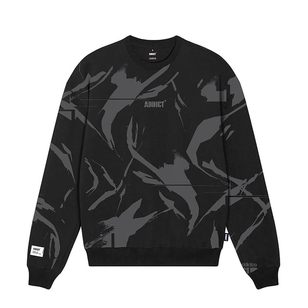 SHE Camo Sweatshirt - Black Grey