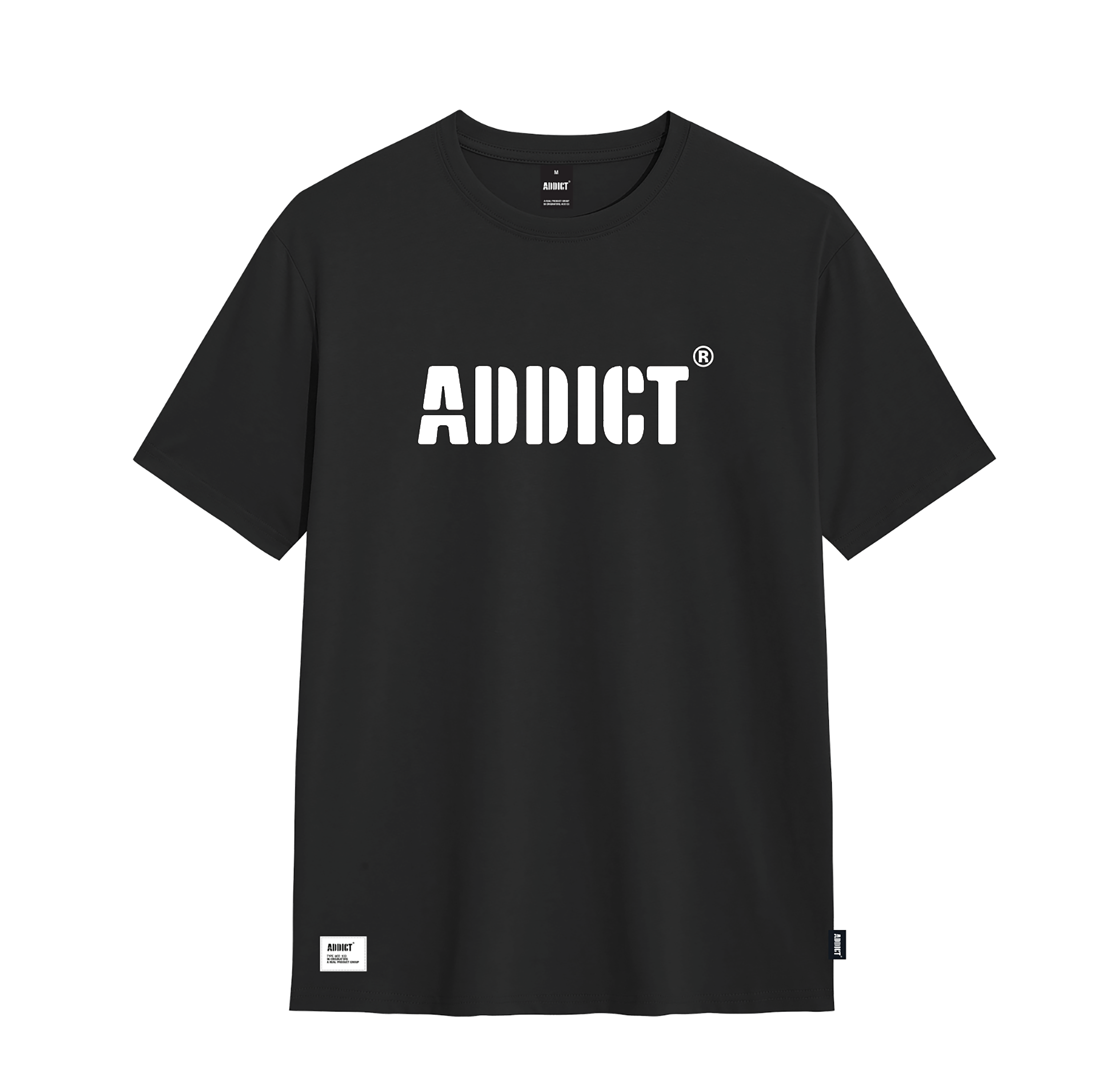 Stencil T Shirt - Black