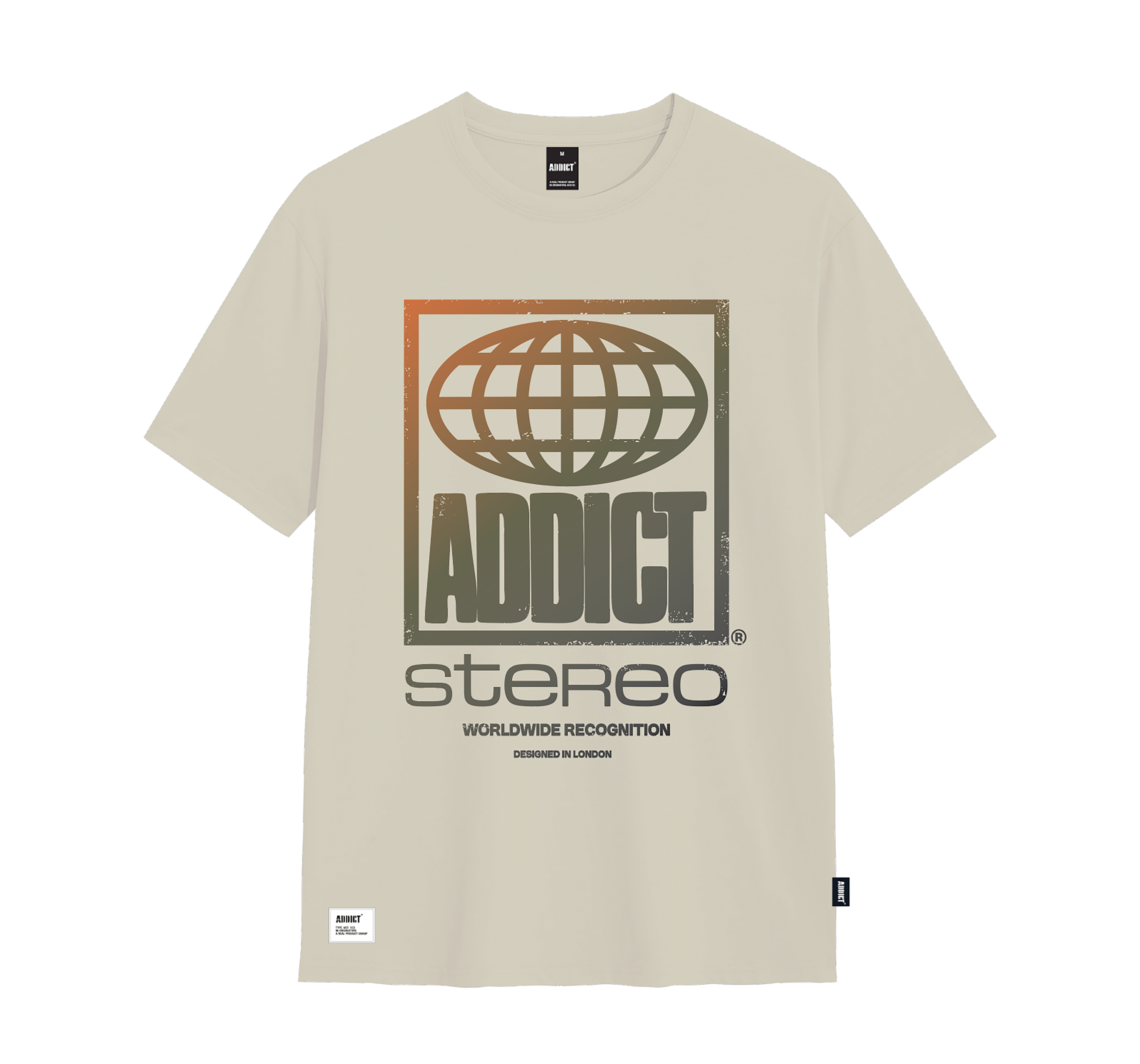 Worldwide T Shirt - Stone