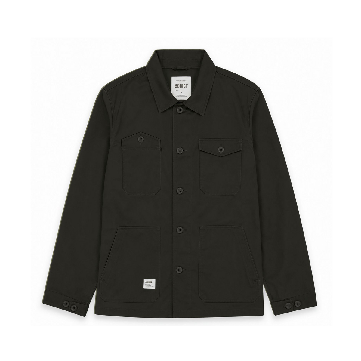Worker Overshirt - Black