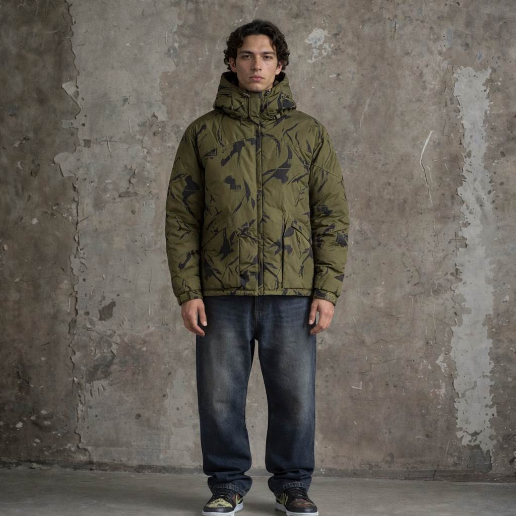 Tundra Jacket Camo- Olive/Black
