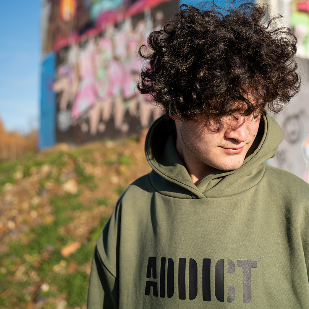 Stencil Hoody - Olive