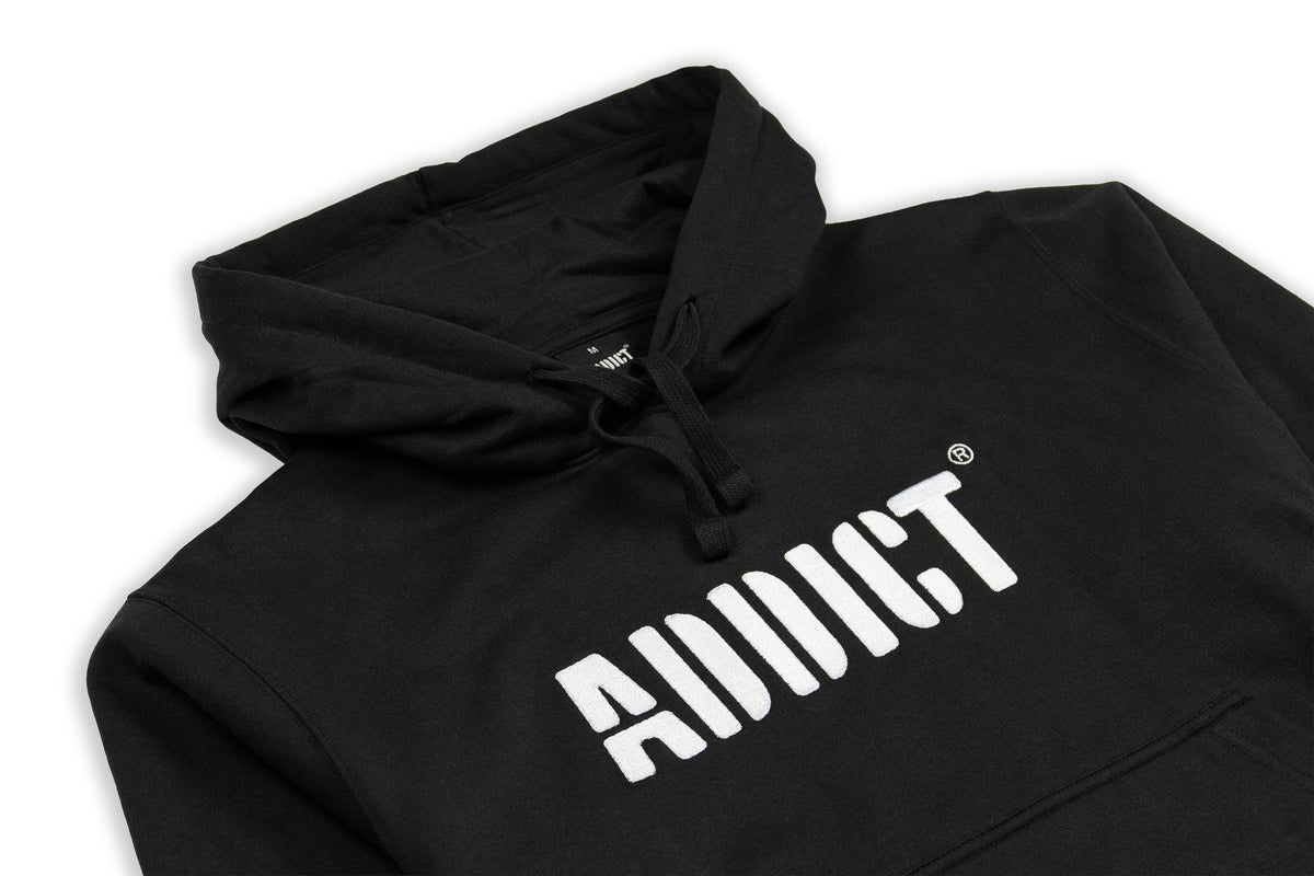 Stencil Hoody - Black
