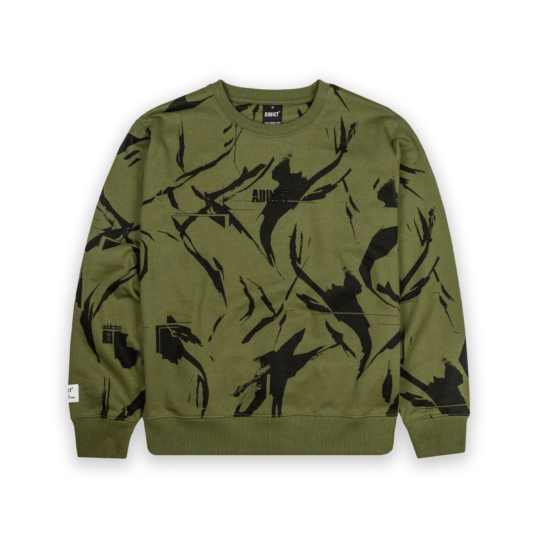 SHE Camo Sweatshirt - Olive/Black
