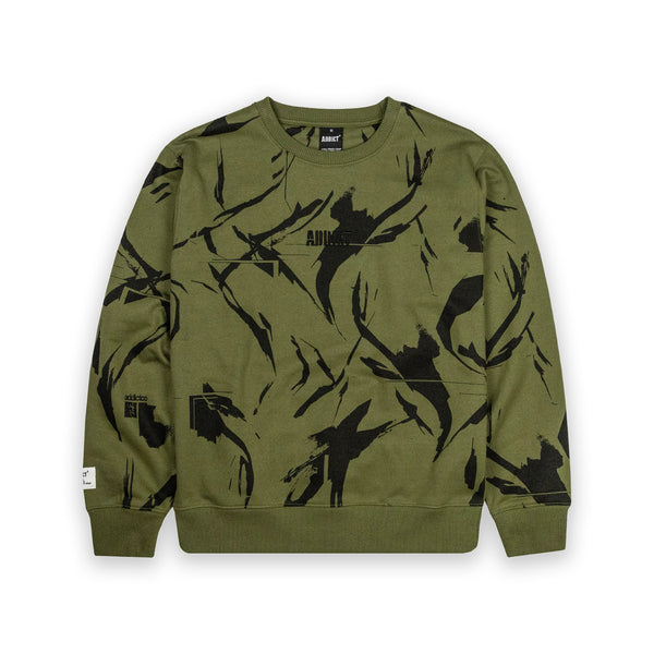 SHE Camo Sweatshirt - Olive/Black