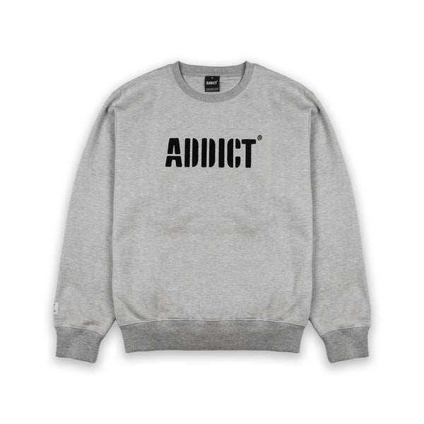 Stencil Sweatshirt - Grey Marle