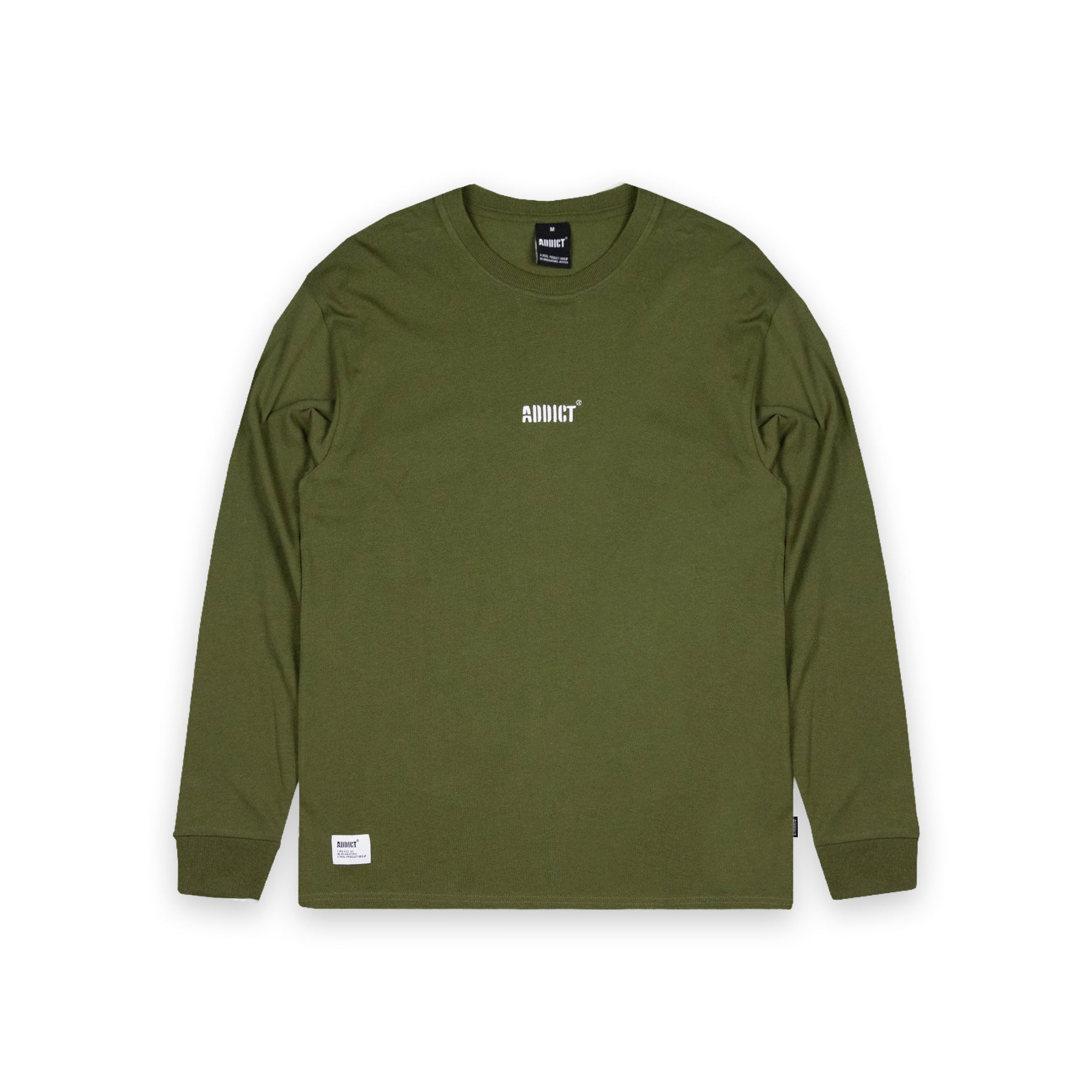ICON Long Sleeve T Shirt - Olive