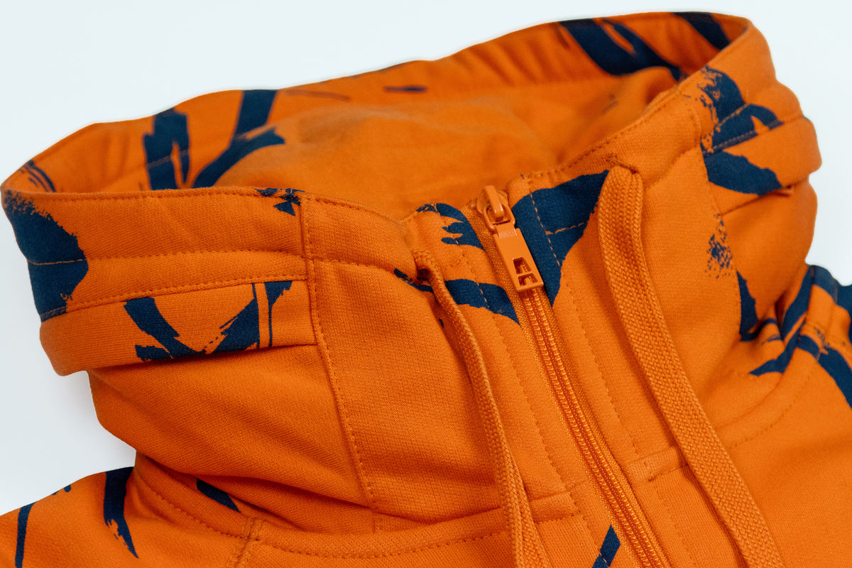 Camo Method Hoody - Orange/Blue