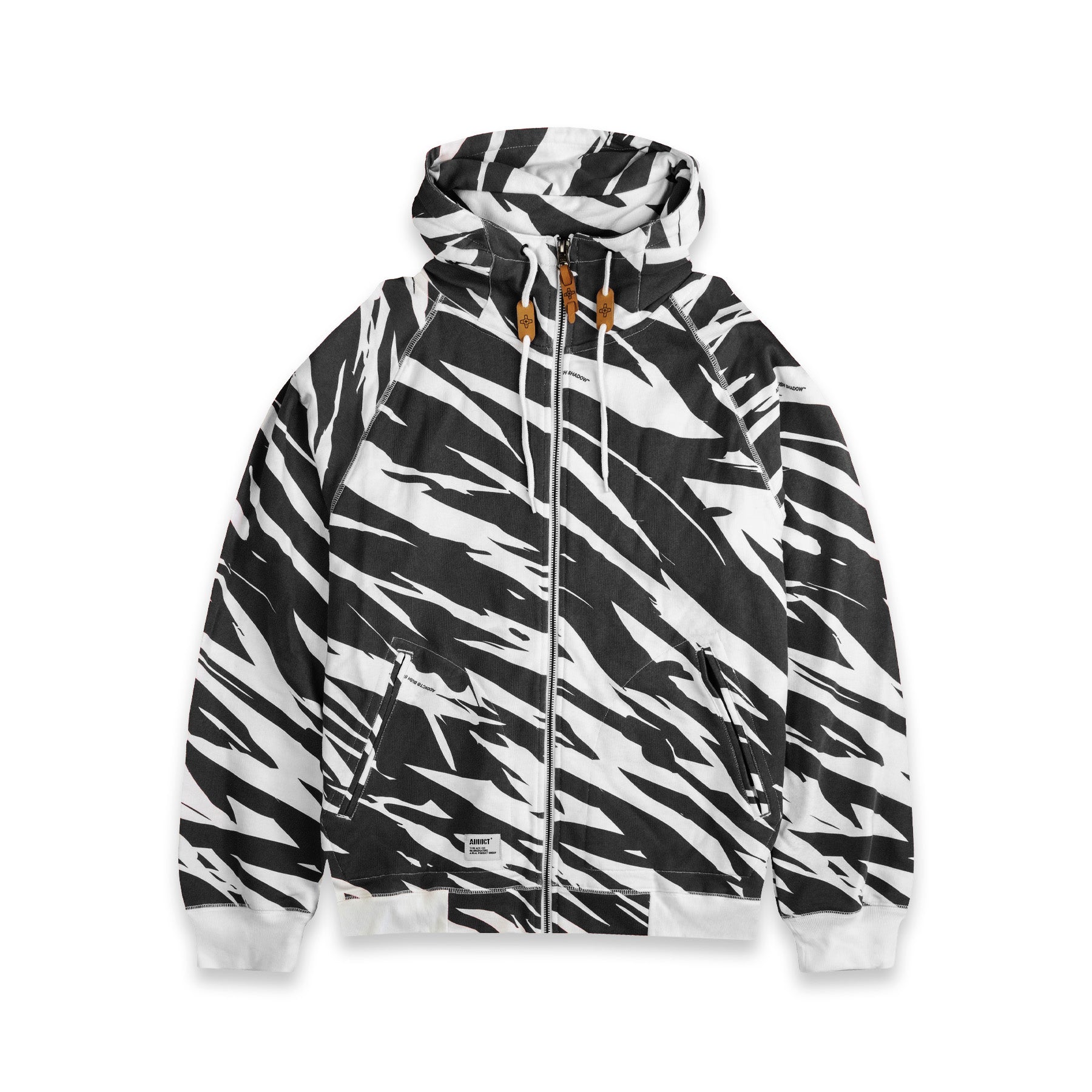 Ltd Edition Bush Shadow Method Zip Hoody BLK/WHI [ARCHIVE]
