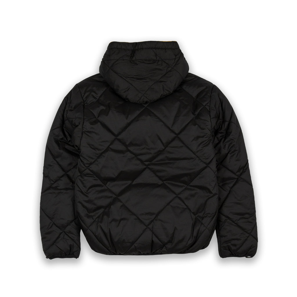 Down State Reversible Quilted Jacket - Black/Grey
