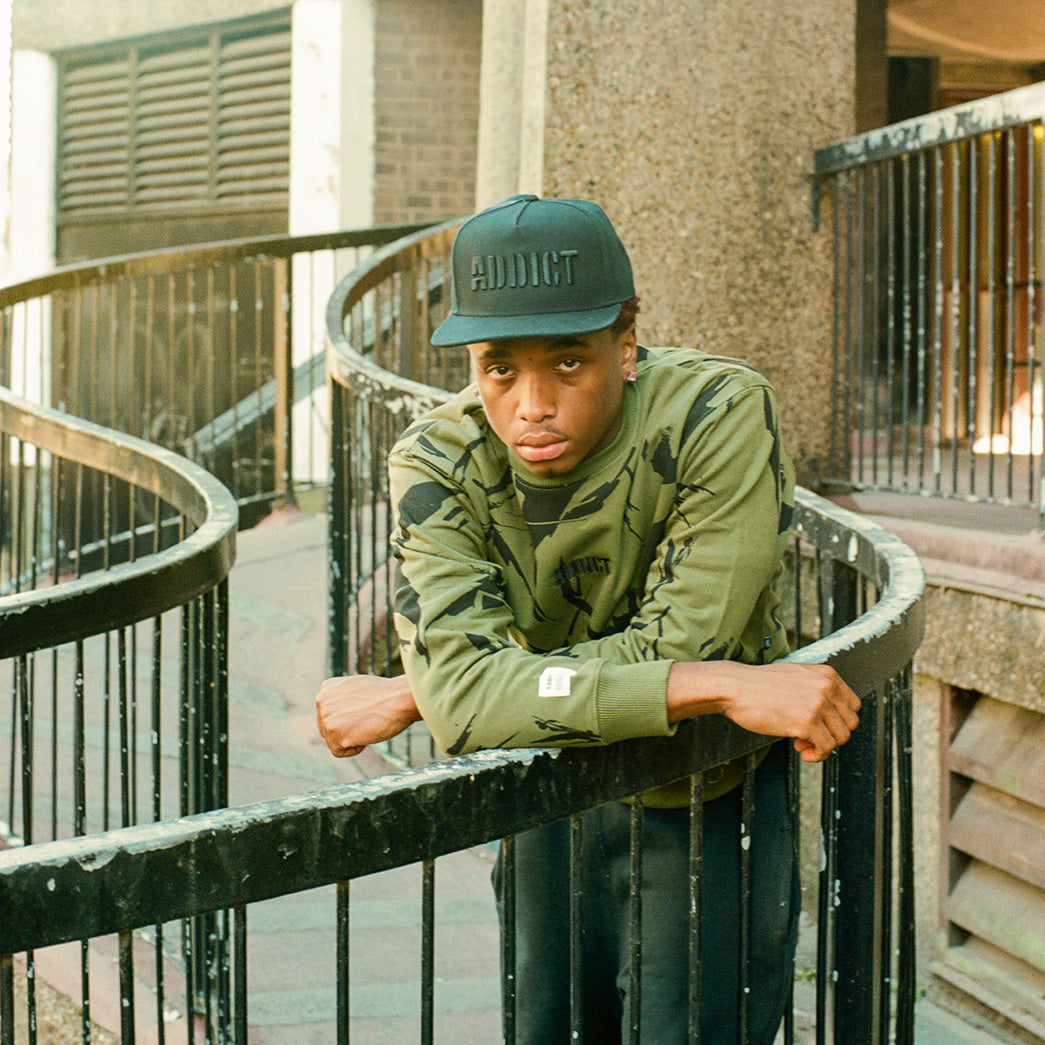 Camo Sweatshirt - Olive/Black