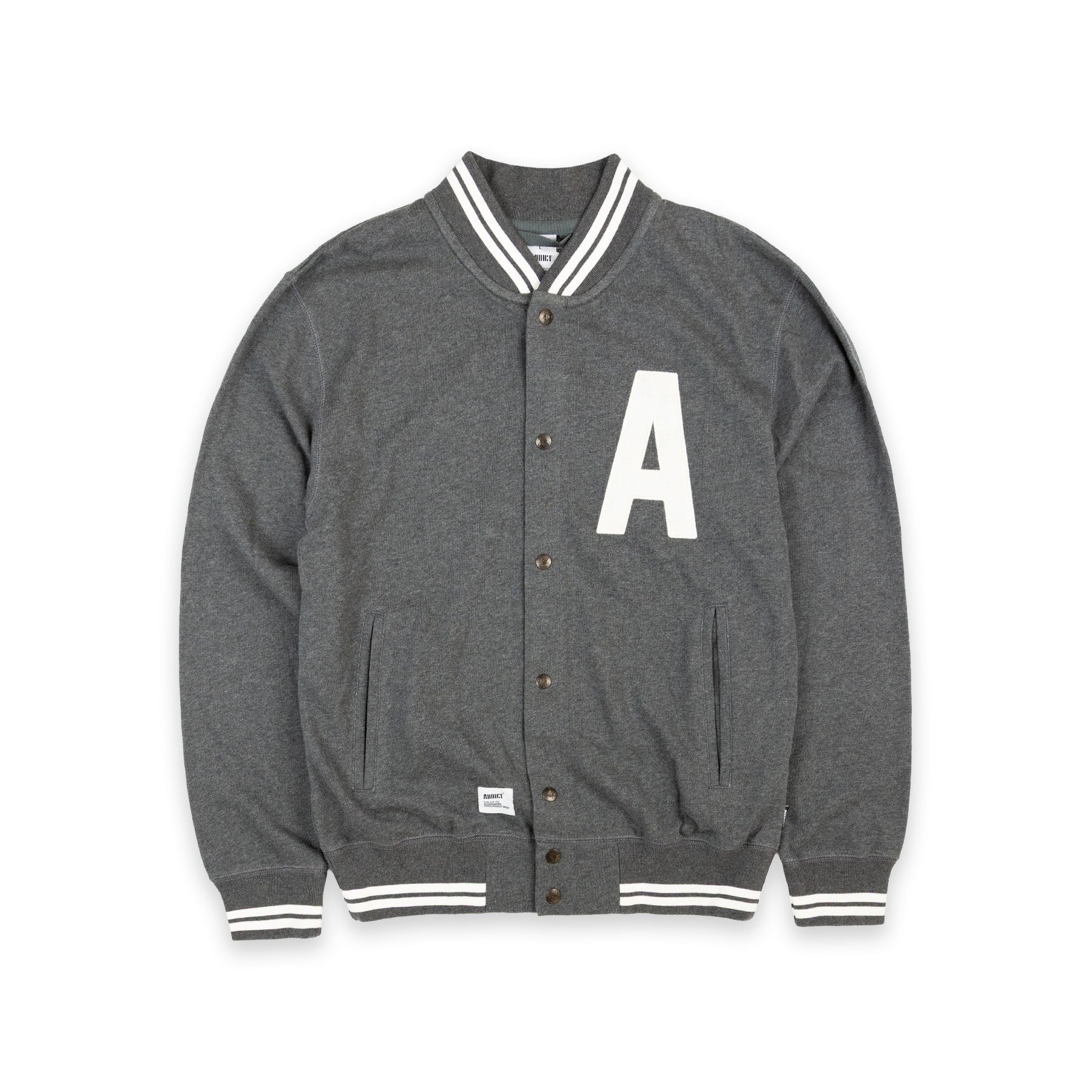 League Capital Varsity Jacket - Grey [ARCHIVE]
