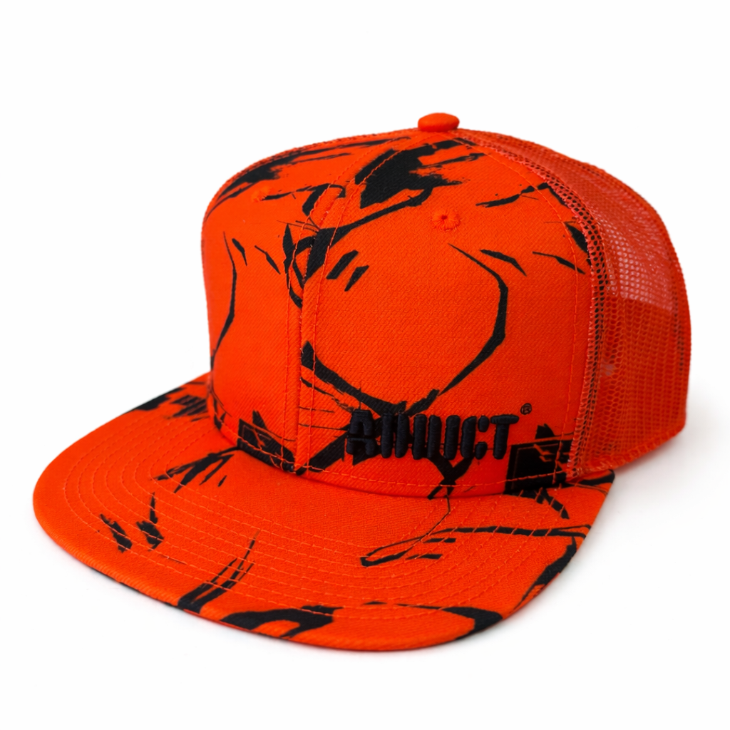 Mother Trucker Cap - Orange/Black