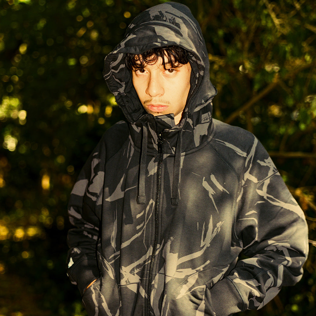 Camo Method Hoody - Black/Grey