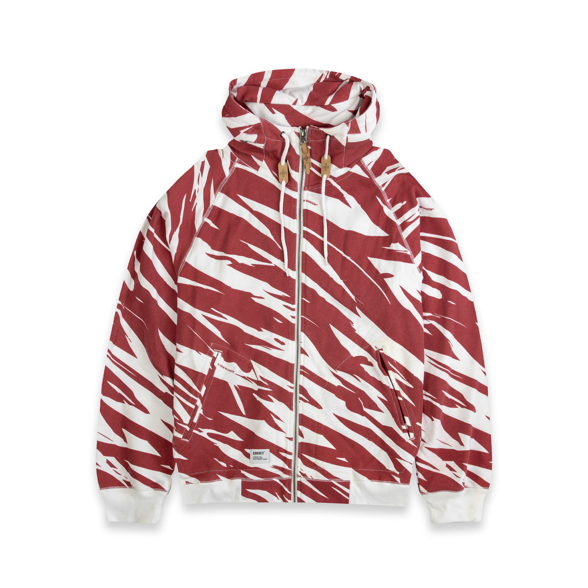 Ltd Edition Bush Shadow Method Zip Hoody - Red/White [ARCHIVE]