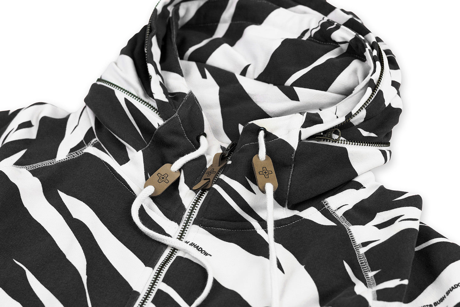 Ltd Edition Bush Shadow Method Zip Hoody BLK/WHI [ARCHIVE]