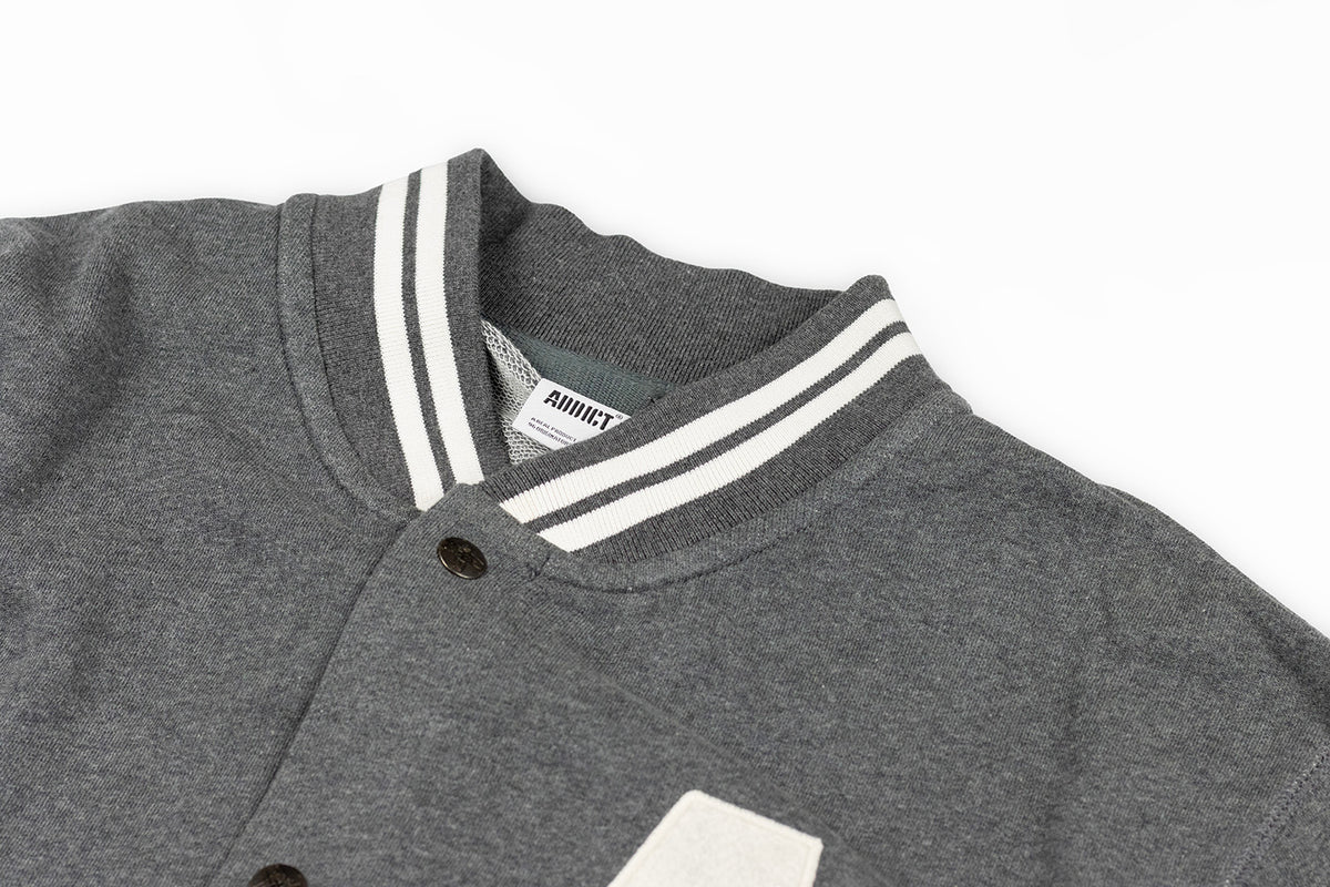 League Capital Varsity Jacket - Grey [ARCHIVE]
