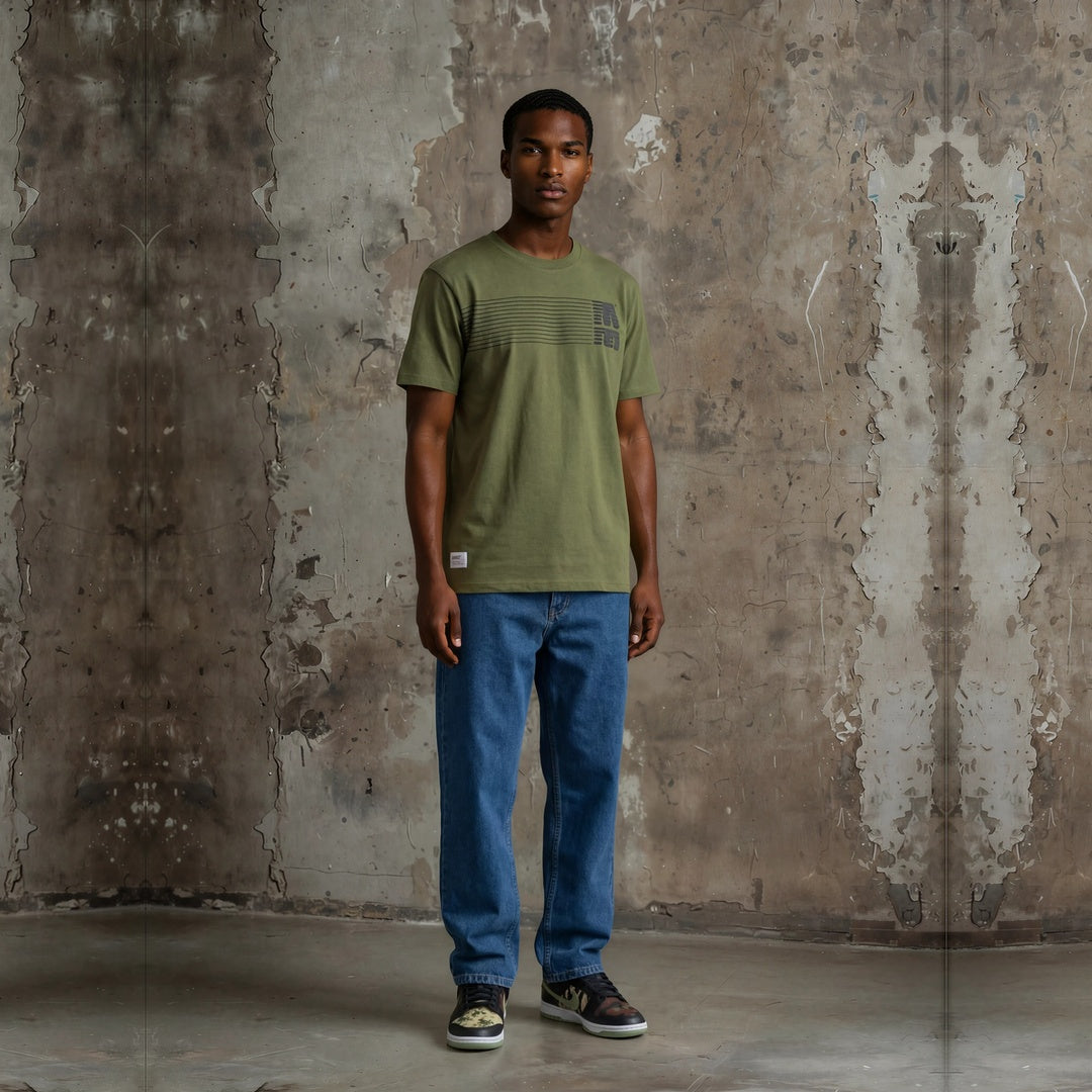Olympic A T Shirt - Olive