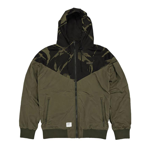 Windcheater Jacket - Olive/Black